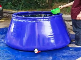 5000L Hot sell foldable Flexible PVC Onion shape water storage bag